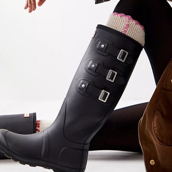 Hunter Original Tall Mercury Multi- Buckle Boot - Picture 1 of 12